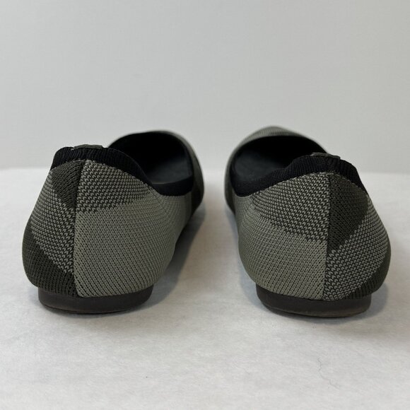 Jellypop Camo Green Memory Foam Ballet Flats Slip-On Womens Shoes Size 8M - Picture 4 of 12